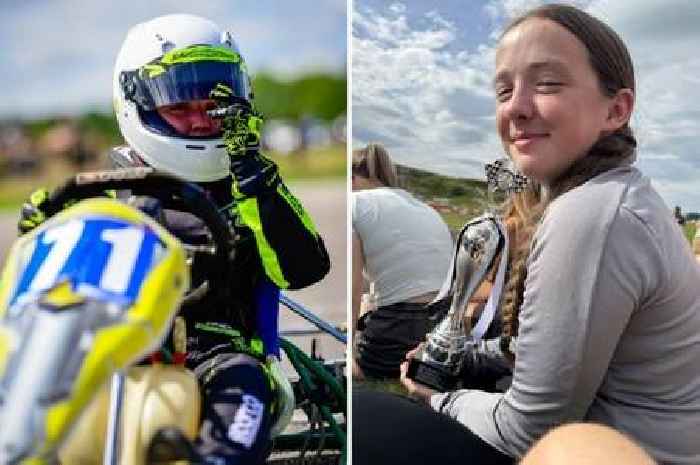 Bridlington schoolgirl who is ‘fearless behind the wheel’ tops the grid at kart racing