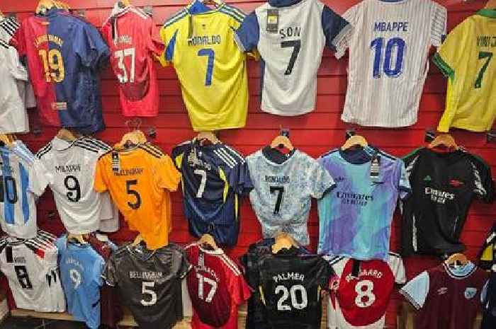 Fake football kits worth £5.1m seized in crackdown including 2,793 from Midlands airport
