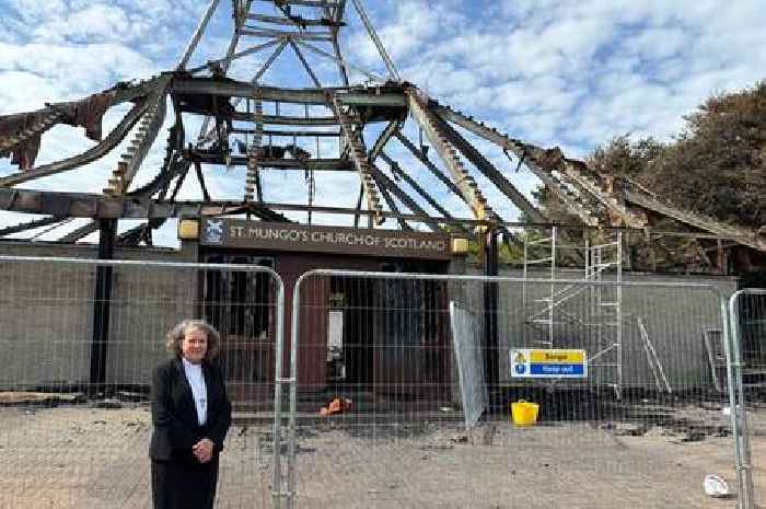 Church fire 'deliberate' as Kirk Moderator visits remains amid police probe