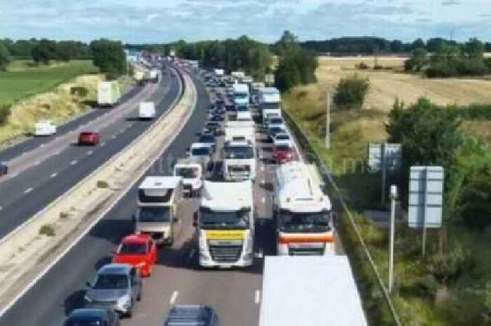 Live M6 updates as breakdown and collision sparks delays on motorway and A500