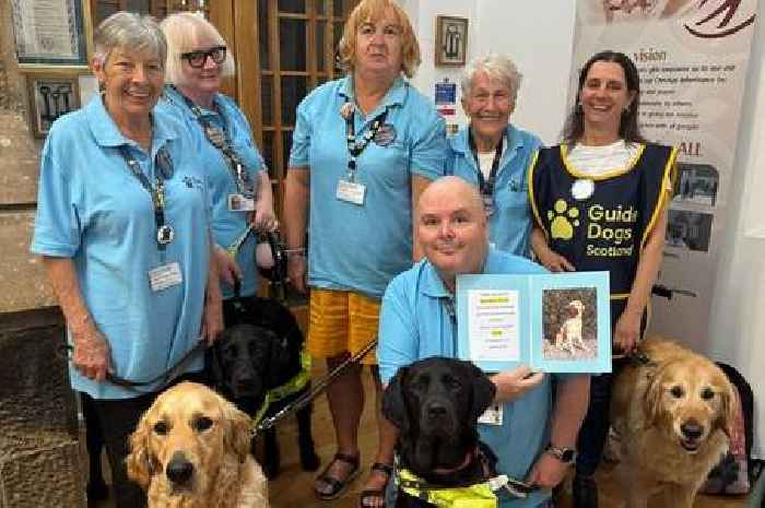 Guide Dogs fundraisers thank Lanarkshire shoppers for support