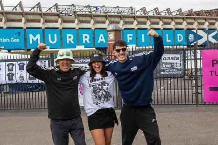 Oasis mania arrives in Edinburgh as Gallaghers gear up for first Murrayfield gig