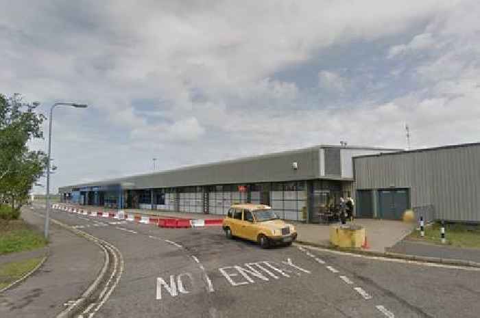 UK airport shut down after plane catches fire on runway