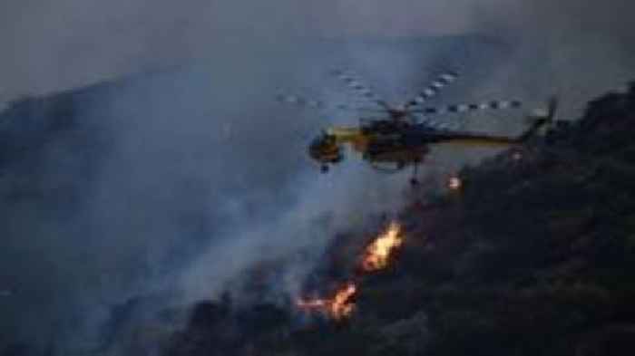 One dead as wildfires rage in southern Greece