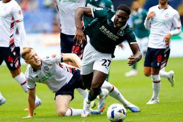 Plymouth Argyle yet to pick up a point after Bolton Wanderers defeat