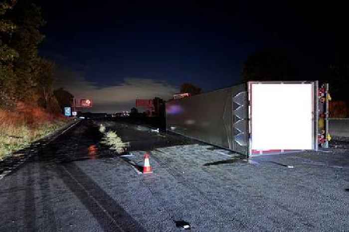 Live M6 updates as lorry crash shuts motorway near Stoke-on-Trent