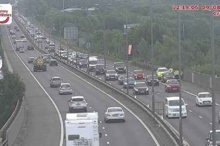 M4 crash live updates as drivers face long delays near Swansea
