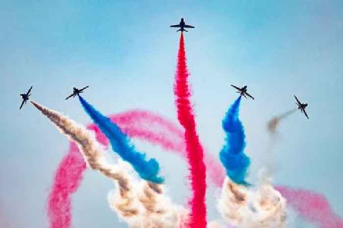 When you can see the Red Arrows flying over Wales twice this weekend