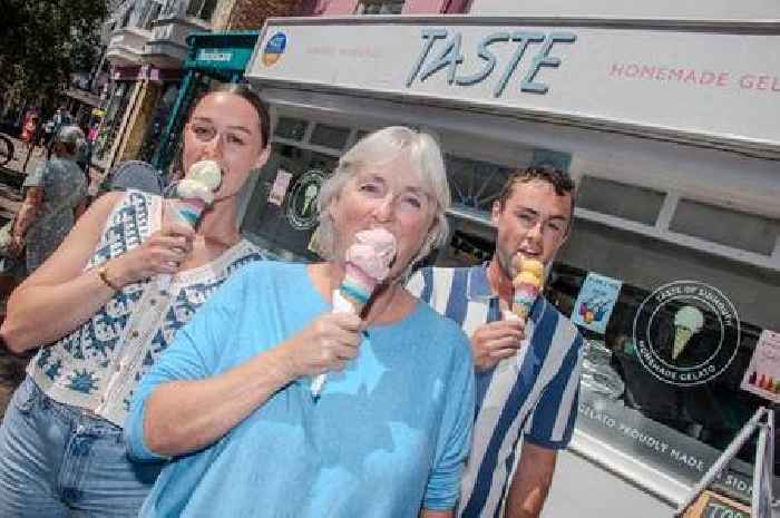 South West incredible ice cream shop that has a cult following