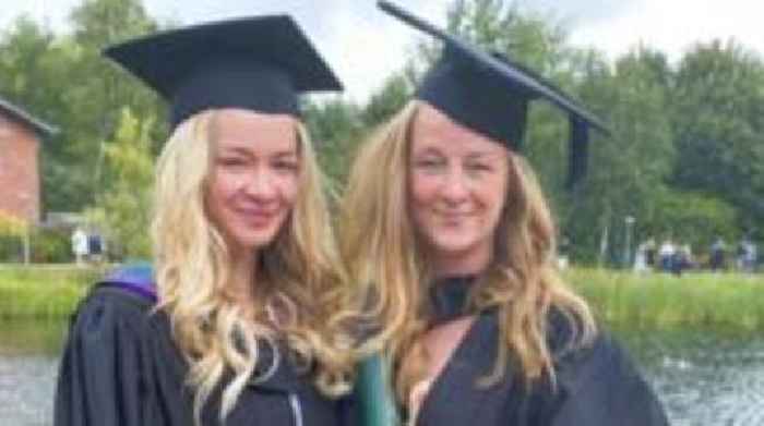 'Mum had the best grade as we  graduated together'