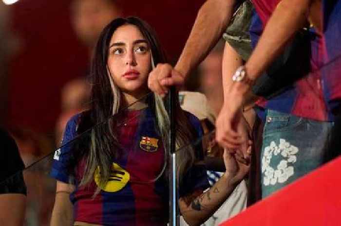 Lamine Yamal's 'pop star WAG' spotted at Barca clash after they were 'seen snogging'