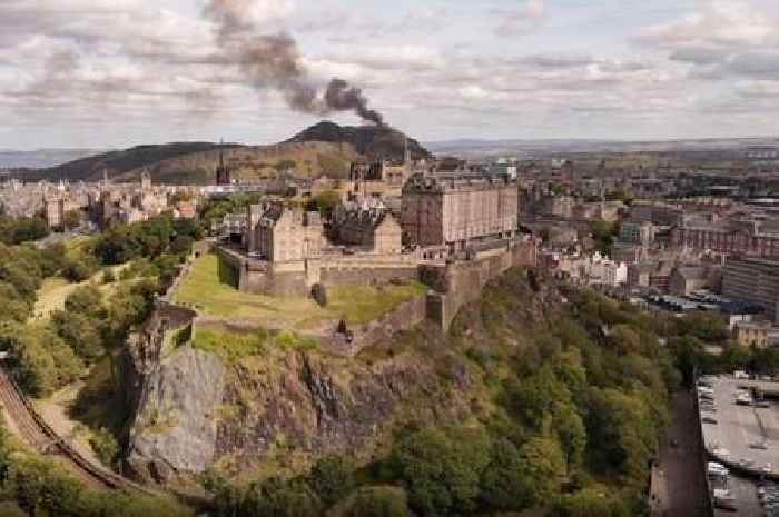 Arthur's Seat fire drone footage shows thick smoke pouring from landmark