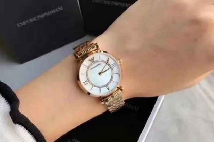 Emporio Armani watch that is 'perfect for smaller wrists' drops from £349 to £130