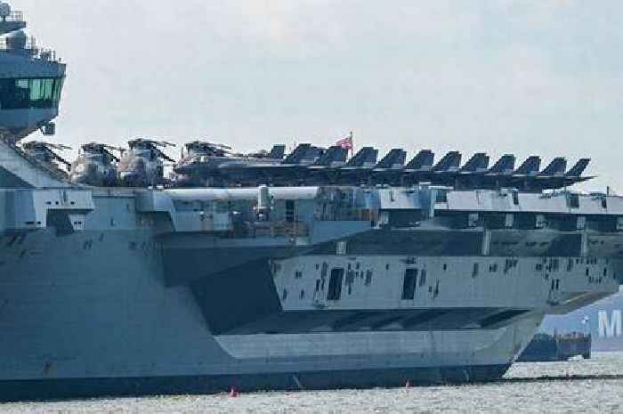 HMS Prince of Wales leads world's biggest naval fleet after Russia's huge drills