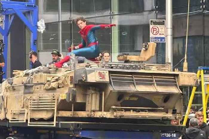 Tom Holland says Spider-Man in Glasgow 'felt sick' as fans descend on film set