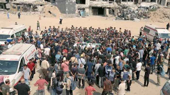 Funeral held for five Al Jazeera journalists killed in Israeli strike in Gaza