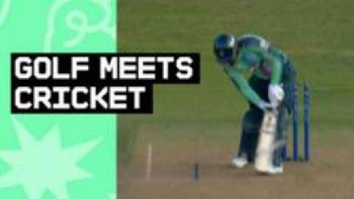 'That's outrageous!' - Khan hits six with unorthodox shot