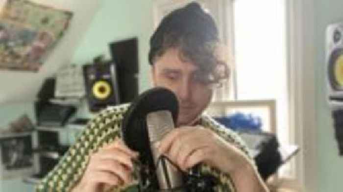 Student records album with Amazon indigenous people