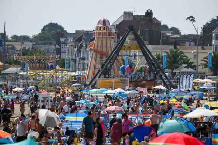 Eight hottest parts of UK listed as temperature heads towards 34C