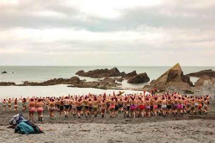 Women are ditching bikini tops to swim for NHS cancer care