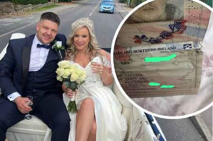 Honeymoon 'heartbreak' as newly-weds stopped from flying over passport rip