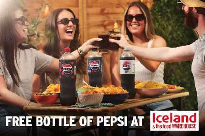 FREE family size bottle of Pepsi at Iceland and The Food Warehouse