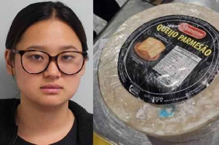 Woman jailed for smuggling crack cocaine inside cheese wheel at UK airport