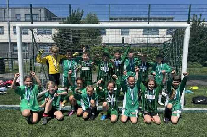 Exeter primary pupils swap classrooms for sunny football showdown