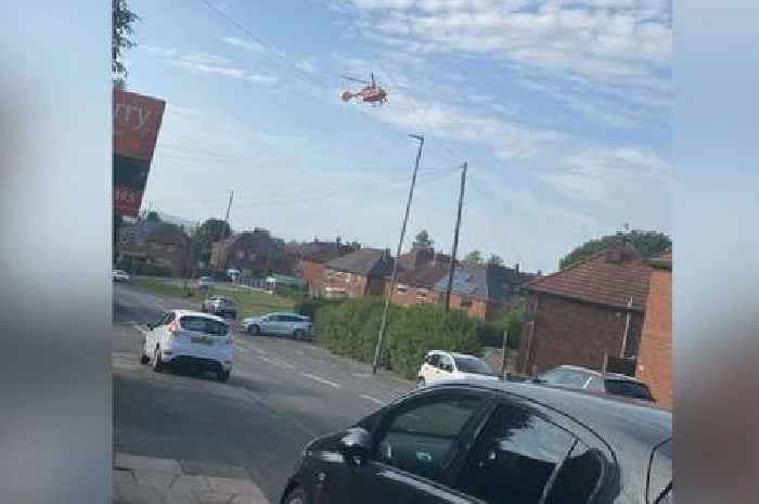 Man in hospital with 'serious injuries' as police and air ambulance in Bentilee