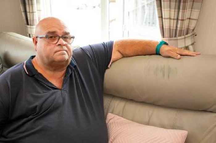 Man's row with DFS over sofa which 'lost colour' just months after purchase