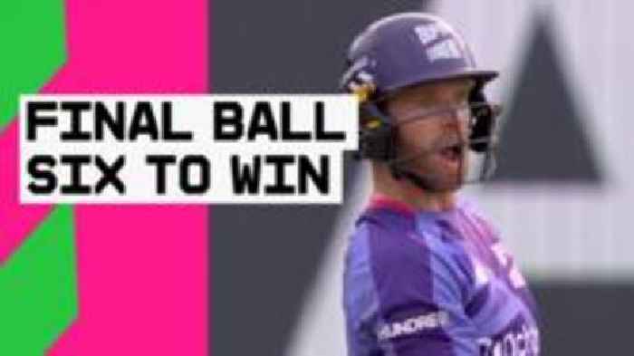 'Remarkable' - Clark hits last-ball six to clinch win for Superchargers