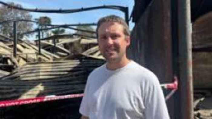 Barn fire 'ripped the heart out' of family farm