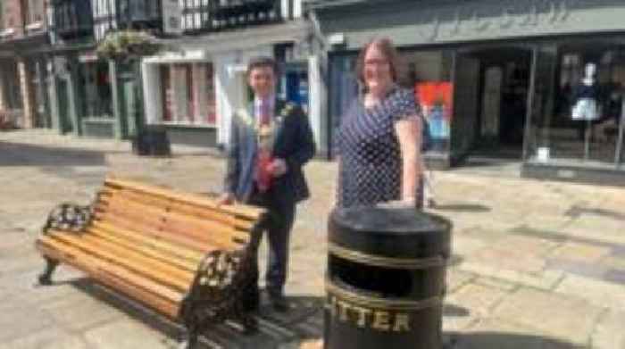 Men's group restores benches and bins