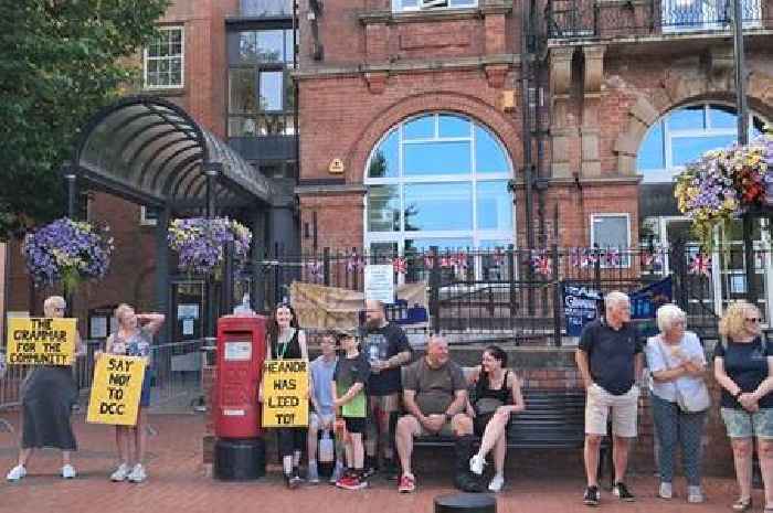 Heated debate over future of former Derbyshire school leads to 'intimidating' confrontation