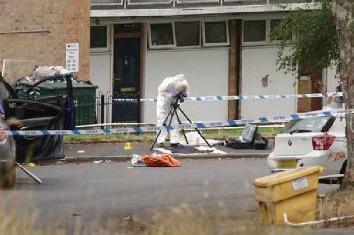 Birmingham police scene in pictures as four arrested on suspicion of attempted murder after shooting