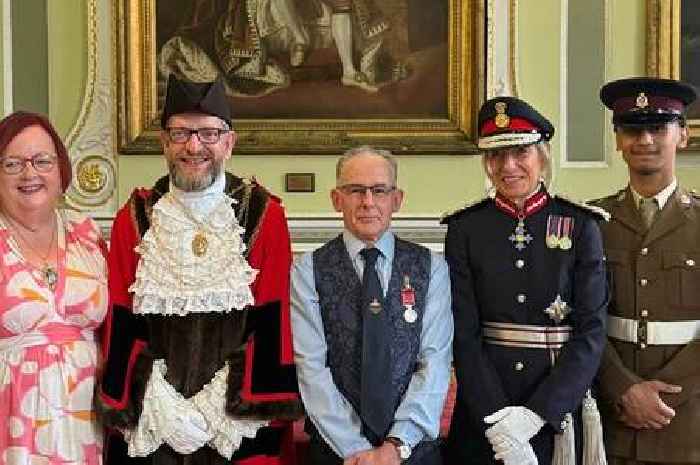 Postmaster awarded special British Empire Medal from King Charles