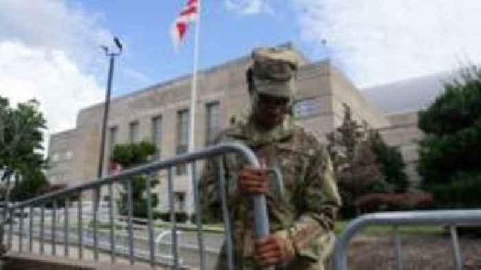 National Guard troops appear in Washington DC as mayor rejects Trump's 'authoritarian push'