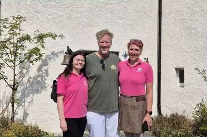 Anchorman superstar Will Ferrell wows staff at Scots attraction