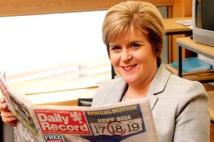 Nicola Sturgeon admits 'soft spot' for the Daily Record and reveals paper helped her learn to read