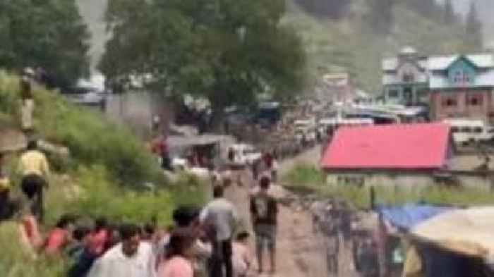 More than 34 dead in flash floods on popular pilgrimage route in Himalayas