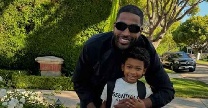 Tristan Thompson Praised for Being a 'Present Parent' as He Takes Son Prince to School: Watch