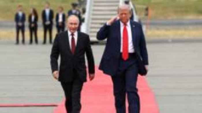Watch: Moment Trump and Putin meet in Alaska for Ukraine talks