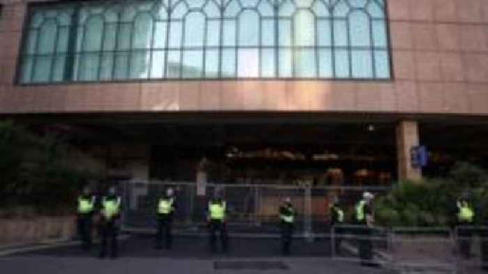 Assault charge after migrant 'walked into flat'