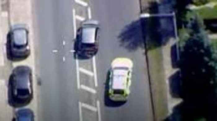 Watch: High-speed police chase in north London
