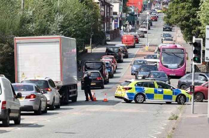 Man hospitalised as police and paramedics shut Hanley ring-road