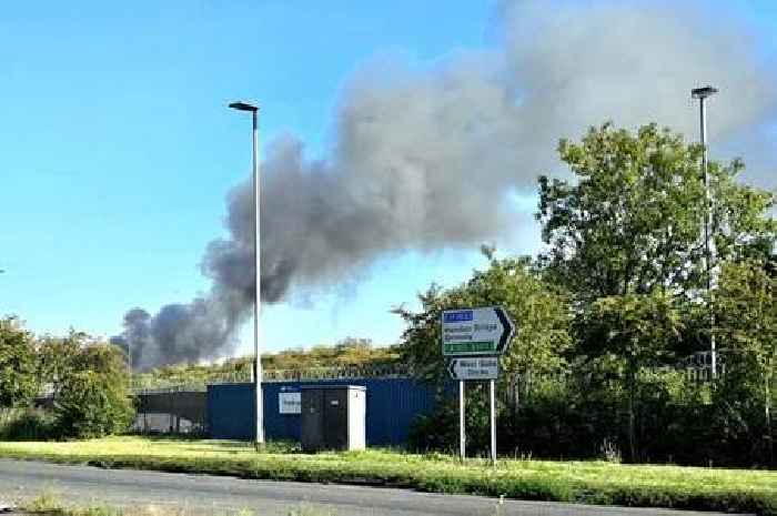 Thousands of tonnes of waste on fire at Immingham docks