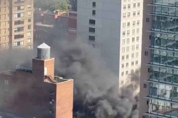 New York 'explosion' horror as black smoke surrounds Manhattan after 'blast'