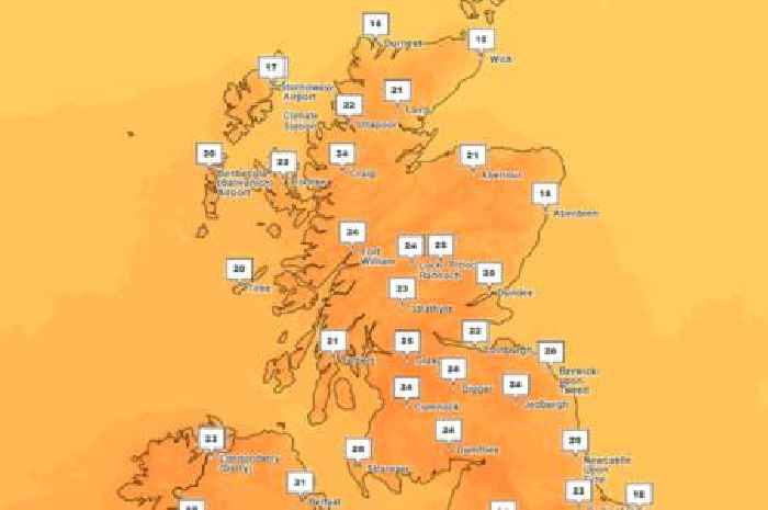 The one Scottish area set to see weekend heatwave as scorching weather continues