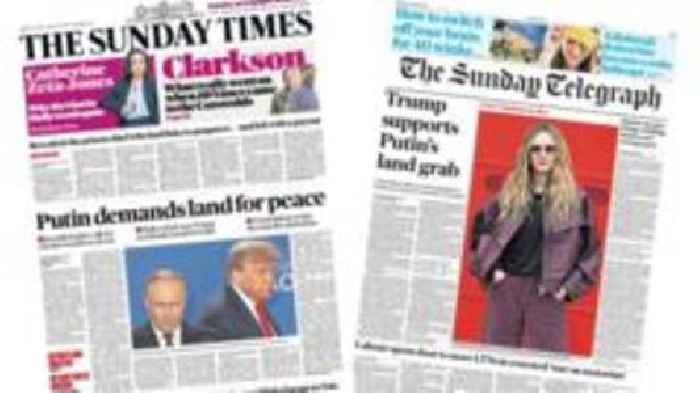 The Papers: 'Putin demands land for peace' and 'war on motorists'