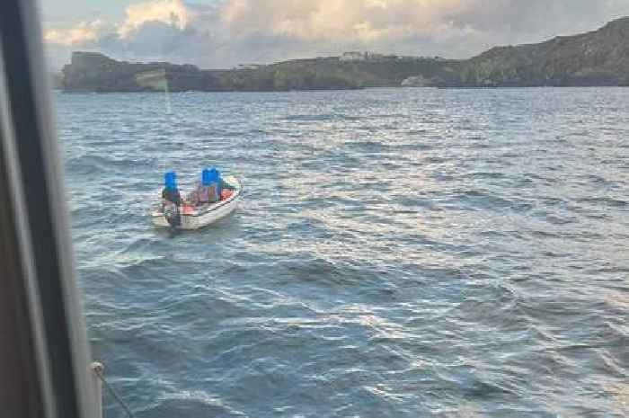Small boat gets into big trouble as motor fails off Lizard Peninsula